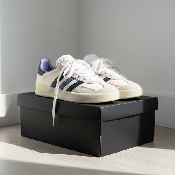 ADIDAS GAZELLE BEIGE AZUL